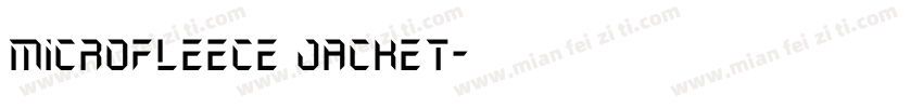 Microfleece Jacket字体转换
